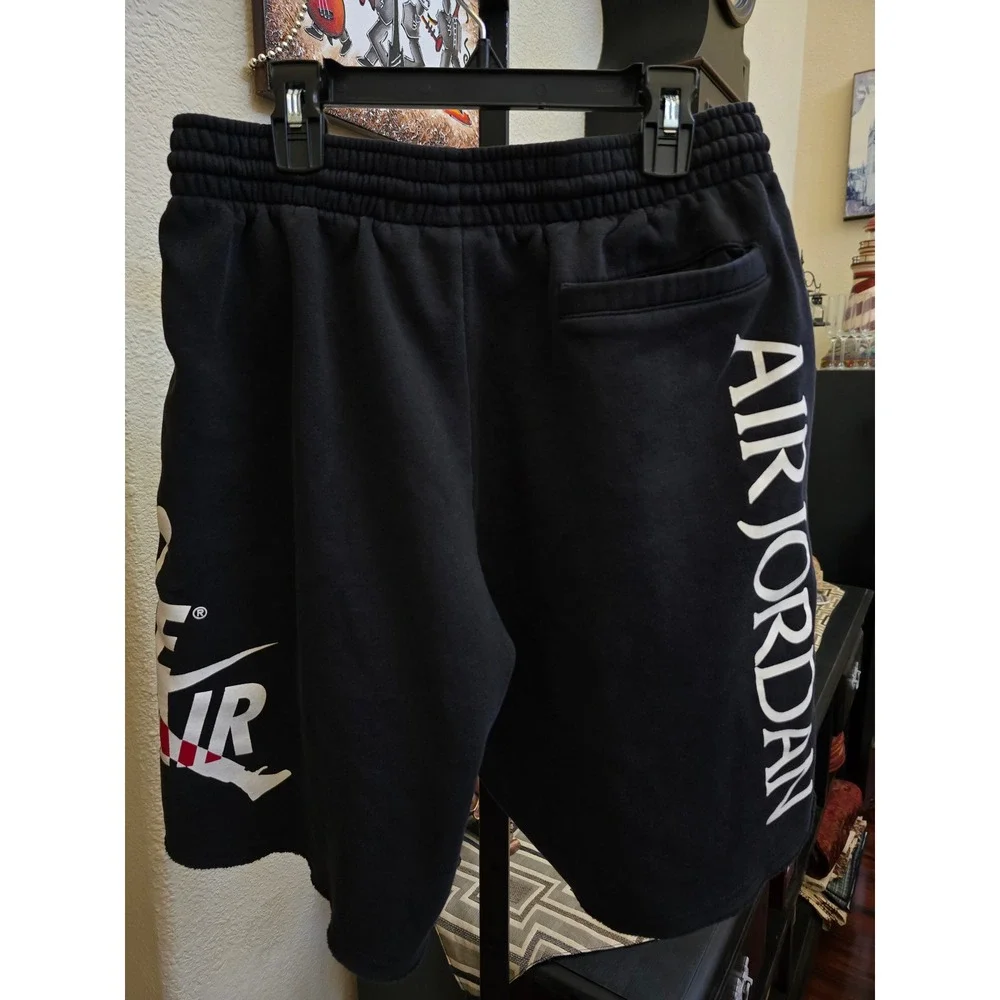 Nike Air Jordan Jumpman Fleece Shorts Mens Small Black Active Athleisure